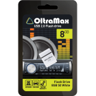 Флеш-накопитель USB  8GB  OltraMax   50  белый